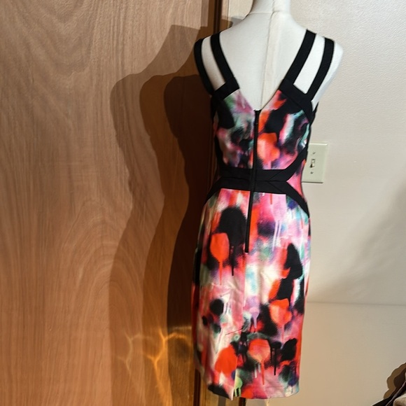 French Connection Black and Multicolor Mini Dress - Picture 3 of 4